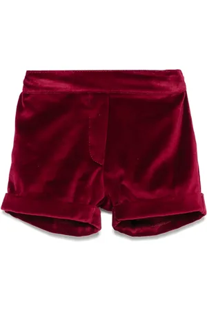 SIOLA Uppvikta sammetsshorts