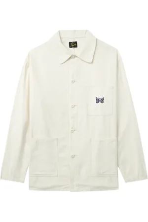 Pins & Needles Skjortjacka med broderad logotyp