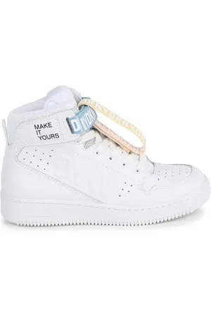 DKNY Höga sneakers med logotypband