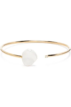JIA JIA Pärlarmband i 14K gult guld med diamant