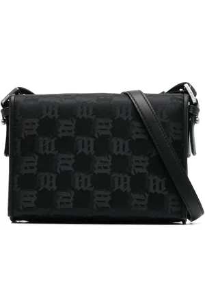 MISBHV Axelremsväska med monogram i jacquard
