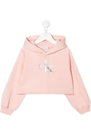 Calvin Klein Hoodie med logotyp i metallic
