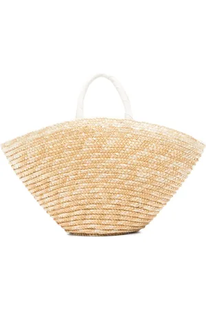 Il gufo Flätad totebag i strå