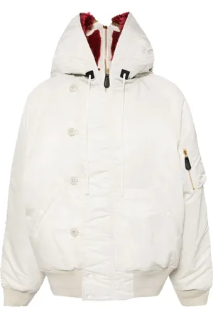 DOUBLET Petal Month bomberjacka med huva