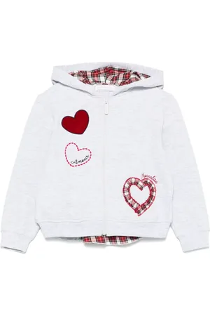 MONNALISA Hoodie med dragkedja