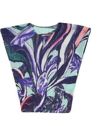 PLEATS PLEASE ISSEY MIYAKE Tardivo plisserat linne