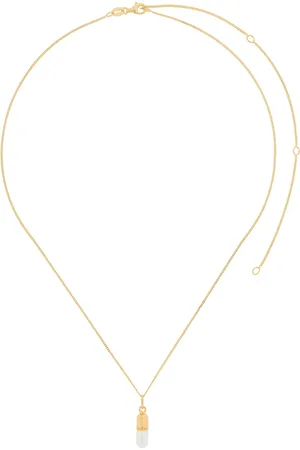TRUE ROCKS Halsband med pillerhänge