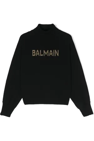 Balmain Intarsiastickad tröja