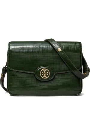 Tory Burch Robinson axelväska i läder