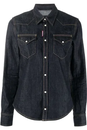 Dsquared2 Klassisk jeansskjorta