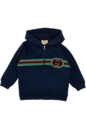 Gucci Hoodie med broderad logotyp