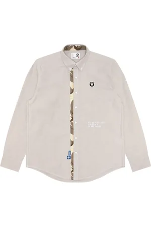 A Bathing Ape Moonface skjorta med brodyr
