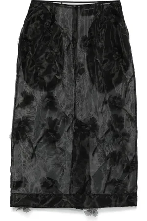 Simone Rocha Carnation kjol i organsa