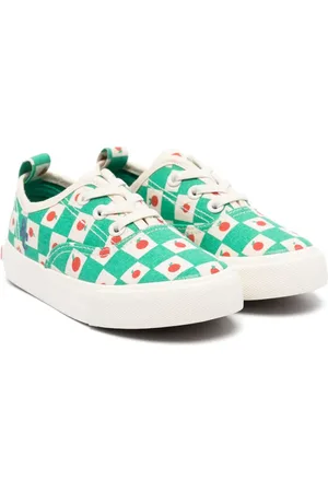 Bobo Choses Rutiga sneakers med tomattryck