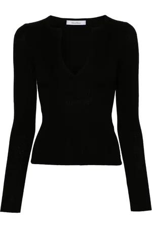 Max Mara Urlo ribbad tröja