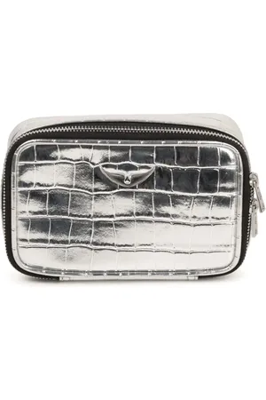 Zadig & Voltaire Krokodilpräglad axelväska