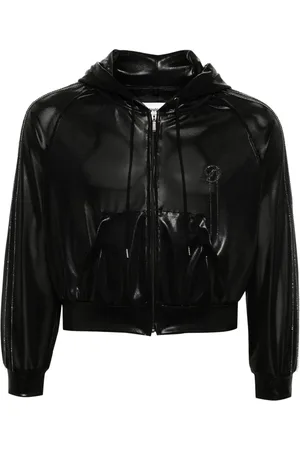 DOUBLET Hoodie med folieeffekt