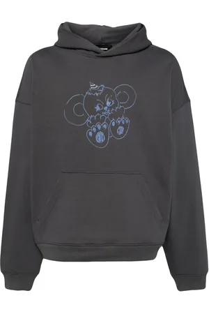 We11 Done Hoodie med monstertryck
