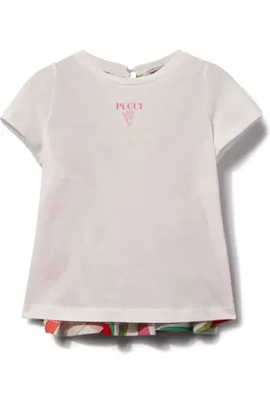 PUCCI Junior Skiktad blus med logotyp