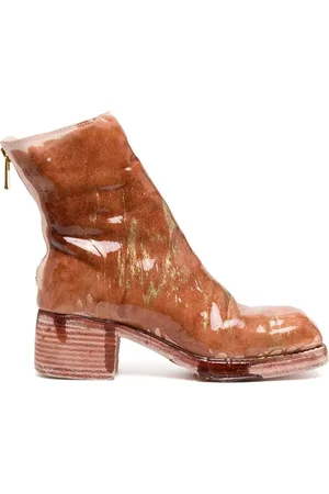 GUIDI Stövletter med metallic