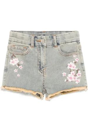 MONNALISA Shorts med blomsterbrodyr
