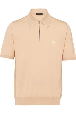 Prada Pikétröja med broderad logotyp