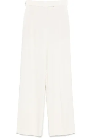 Rohe Texturerade byxor med vida ben