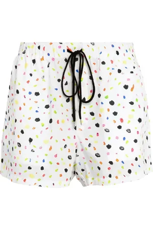 Christopher Kane Neon Dash shorts med tryck