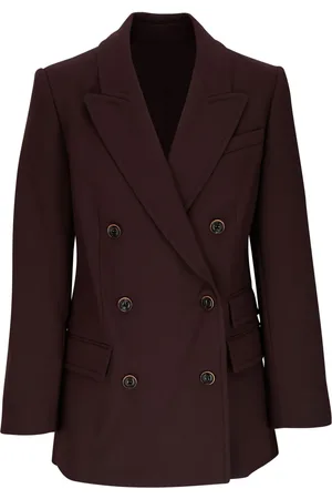 ZIMMERMANN Dubbelknäppt blazer med trubbiga slag