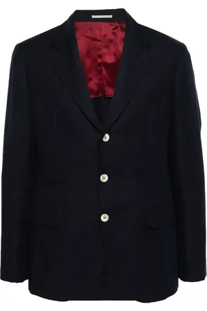 Brunello Cucinelli Enkelknäppt blazer