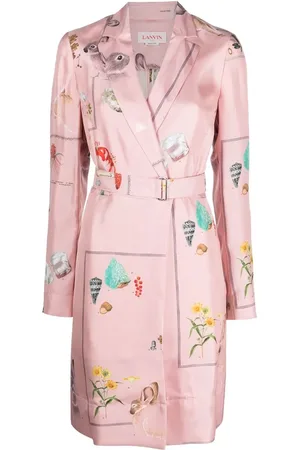 Lanvin Skjortklänning med botaniskt tryck