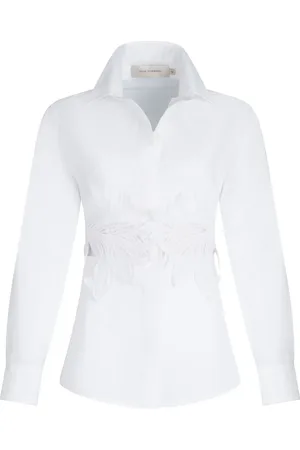 Silvia Tcherassi Byron broderad blus