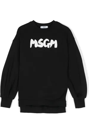 Msgm Sweatshirt med logotyp