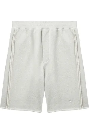 BAPY Korta bomullsshorts med osydd fåll