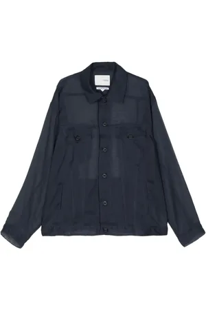 YOSHIO KUBO Organdy halvskir skjortjacka