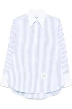 Thom Browne Randig poplinskjorta