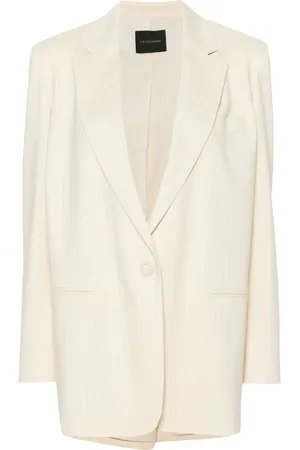 The Andamane Kritstrecksrandig enkelknäppt blazer
