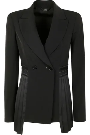 High Plisserad blazer