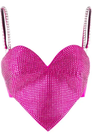 AREA Beskuren topp med strass