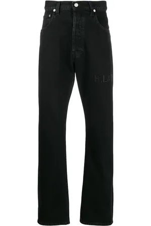 Helmut Lang Raka jeans med hög midja