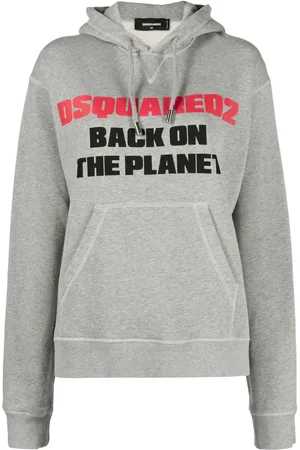 Dsquared2 Hoodie med slogan