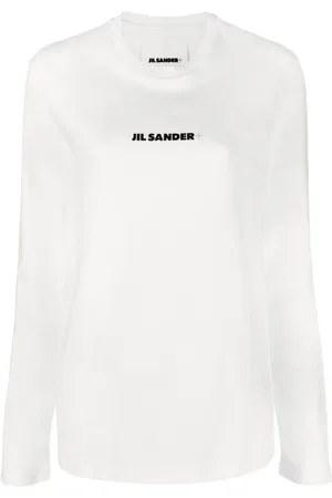 Jil Sander Sweatshirt med logotyp