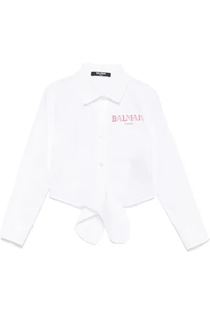 Balmain Skjorta med knutdetalj