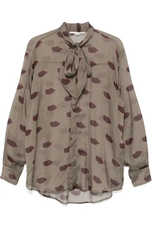 Stella McCartney Skjorta med abstrakt tryck