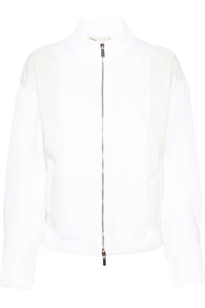 MOORER Lorelei jacka med stickad panel