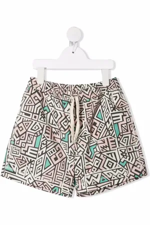 Le pandorine TEEN shorts med geometriskt tryck
