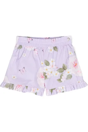 MONNALISA Shorts med plisserad kant