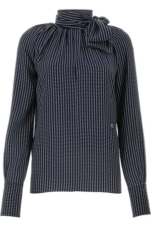 Givenchy Mönstrad sidenblus