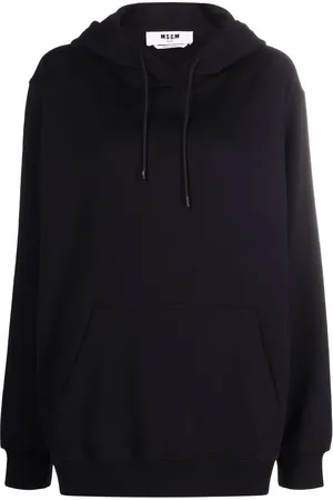 Msgm Hoodie med logotypkant