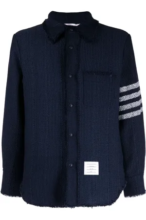 Thom Browne Randig skjortjacka